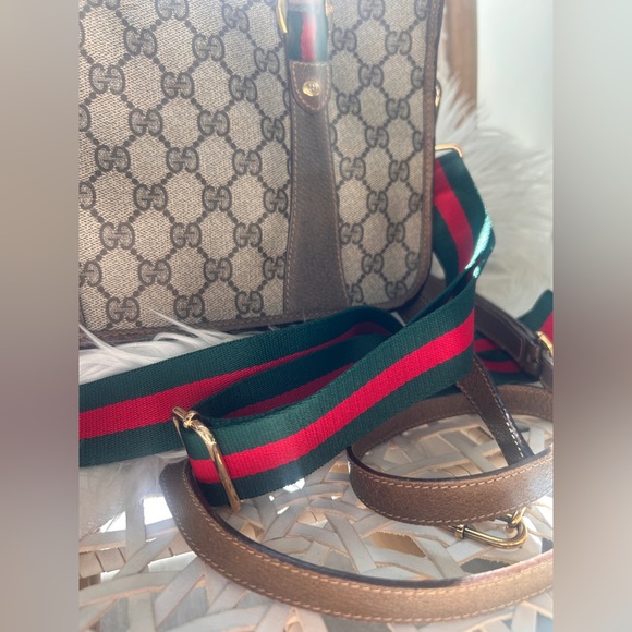 Gucci GG Supreme Ophidia Sherry Line crossbody tote Boston bag - Picture 3 of 16